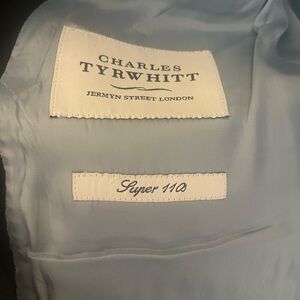 Charles Tyrwhitt Super 110s Navy Blue Suit - 40R/34 x 30